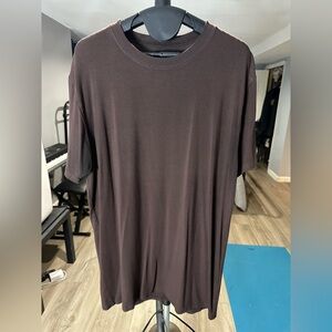 Men's brown Esntls bamboo T-Shirt